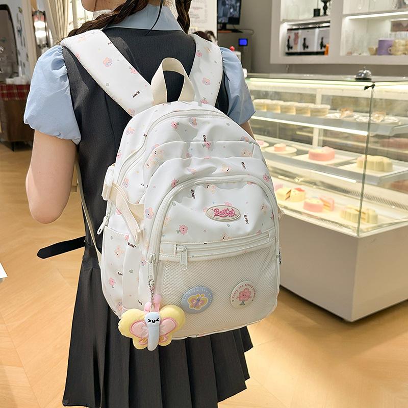 Schoolbag Schoolbag Girls College Students Cute High Value Pain Bag 1011 New High School Students Large Capacity Backpack Backpack