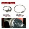 CV Joint Axle Boot Clamp Pliers With 10 Axle Boot CV Joint Bands Stainless Steel