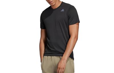 T Shirts Men's Black Crew Neck Moderate Straight Fit CZ8725