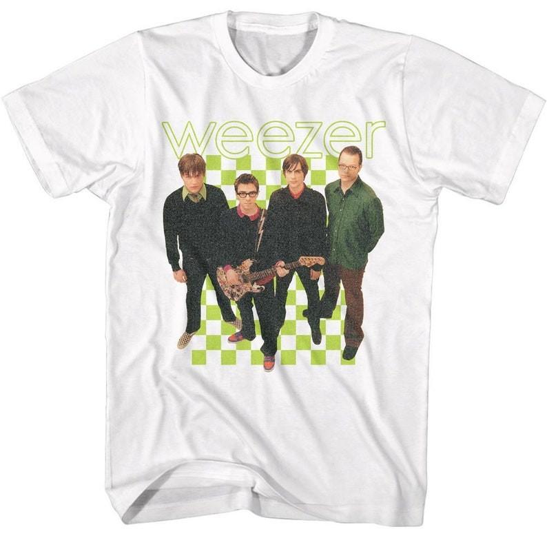 Weezer 2001 Lineup White T-Shirt S разноцветный