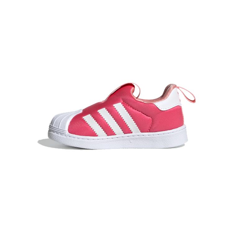 Adidas Originals SUPERSTAR 360 I Abrasion Resistant Low top Skateboard Shoes Pink Infant And Toddler EF6629 20