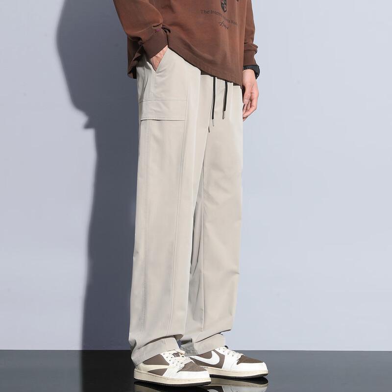 TonLion Men's 2025 Summer Loose Fit Straight Leg Casual Pants