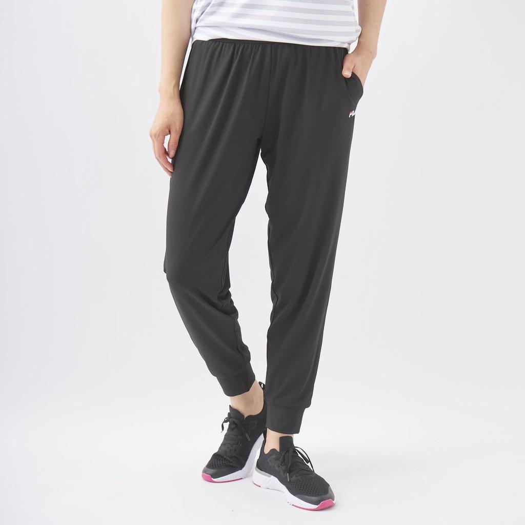 Yoga Loose Cool To the UV Protection Rate of or 324683 BK [FILA] Women's Pants, Amphibious, Pants, 9/10th Length, Touch, 90% More,