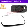 Stplrgecp Passenger Driver Side Left or Right Door Side Heated Wing Mirror Glass Lens for Saab 9-3 9-5 1998-2002 900 1997-1998