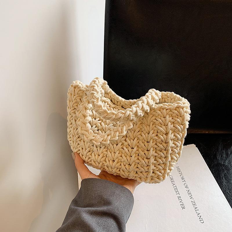 

Foreign style casual simple fashion handbag women s 2024 summer new trendy personality beautiful bucket bag