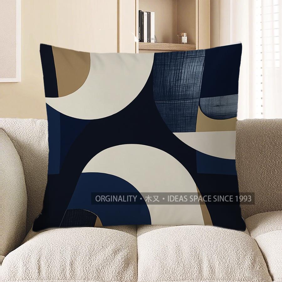 Home Decor Abstract Vase & Plant Patterned Pattern Cushion Cover Suitable For Sofa Bedroom Car Pillow Cover