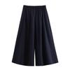 Kaslead New Arrival Women's Fashion Style Casual Wide Leg Stretch Grinding Culottes 1223518001