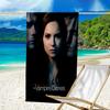 1pc The Vampire Diaries3 Beach Towel, Beach and Seaside Swimming Pool Equipment, Fashion Pattern, Rectangular, Travel Essentials
