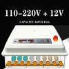 Bílý 110-220V inkubátor na vejce Automatická líheň na 64 vajec Husa Křepelka Kuře