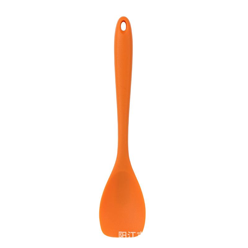 1PC Silicone Flat Head Shovel Integrated all Inclusive Salad Spoon non Stick Pot Spatula Silicone Kitchen Utensils