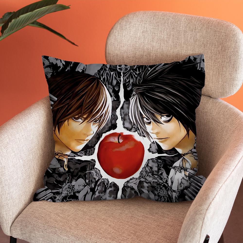 Misa Amane D-Death Notes Pillow Case Soft Cushion Cases for Farmhouse Sofa Decor Home Decorations and Protector Pillow Case