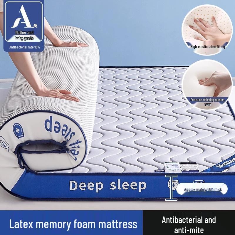 Latex Memory Foam Mattress Soft Pad for Home, Dorm, or Rental Use – Ideal for Single Tatami Beds