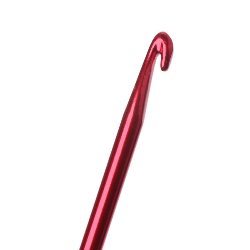 Croșetat din aluminiu afgan Ac de tricotat Instrument de tricotat manual cu gaură de filet