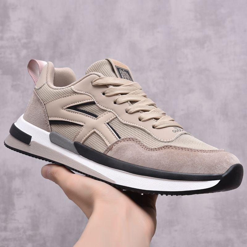 2025 New Men's Breathable Mesh Casual Sneakers Lightweight Athletic Running Shoes