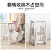 Household High-altitude Stool Dual-purpose Ladder Chair Indoor Multifunctional PedalFloor Ladder Solid Wood Folding Ladder Stool
