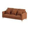 Realistic Sofa Model Figure with Three Seats Design Miniature Furniture for 1/12 Scale Doll House Scene Landscape Props