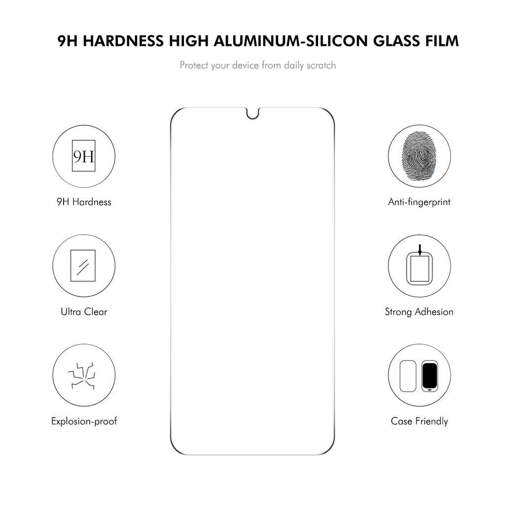 For Samsung Galaxy A17 4G/Galaxy A26 5G/Galaxy A17 5G Magnetic Case with 9H Tempered Glass ENKAY HAT PRINCE PC TPU Phone Cover