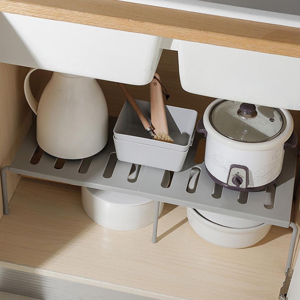 Küchenschrankregal Organizer Ausziehbarer Schrankaufbewahrungsregalständer Arbeitsplatten-Gewürzregal für