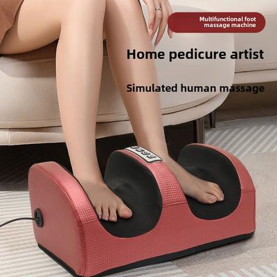 Infrared Heating Foot Massager with Shiatsu Rolling Nodes Air Compression Calf Massage Deep Tissue Muscle Relaxation
