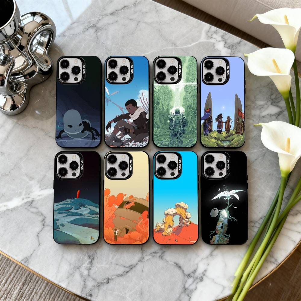 Science-fiction S-Scavengers R-Reign Phone Case For iPhone17,16,15,14,13,12,11 Plus,Pro Max Black Candy Silver Phone Case