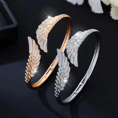 Palace Ancient Style Retro Feather Wings Elegant Temperament Ladies Bracelet