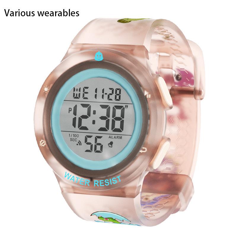 Children's Detachable Electronic Watch Creative Unlocking Waterproof Alarm Clock Multi-function Children's Watch