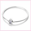 925 Sterling Silver Bracelet Star Moon Blue Eyes Zircon Heart Safety Chain Bracelets Snake Bone Chain Fit DIY Charms Jewelry