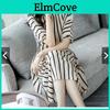 Elegant Women Fashion Summer A Line Stripe Midi Dress In Plus Size For The Stylish You