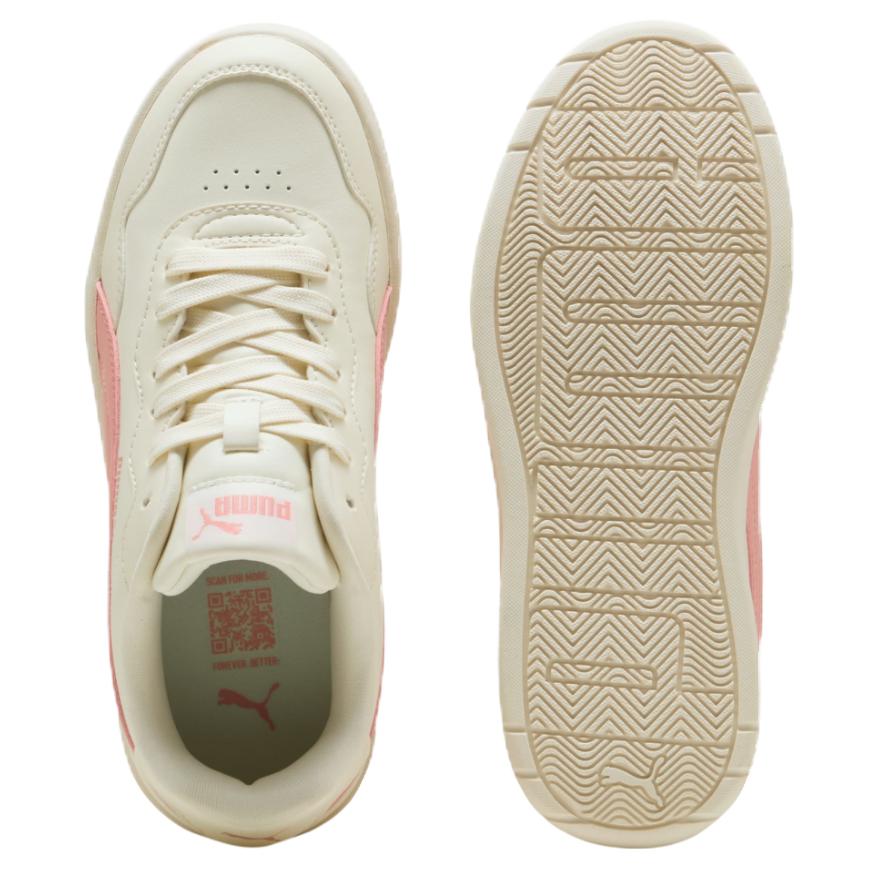 Puma Court Lally Skye Comfortable Versatile Low-Top Sneakers Women sneakers White Pink 400368-04