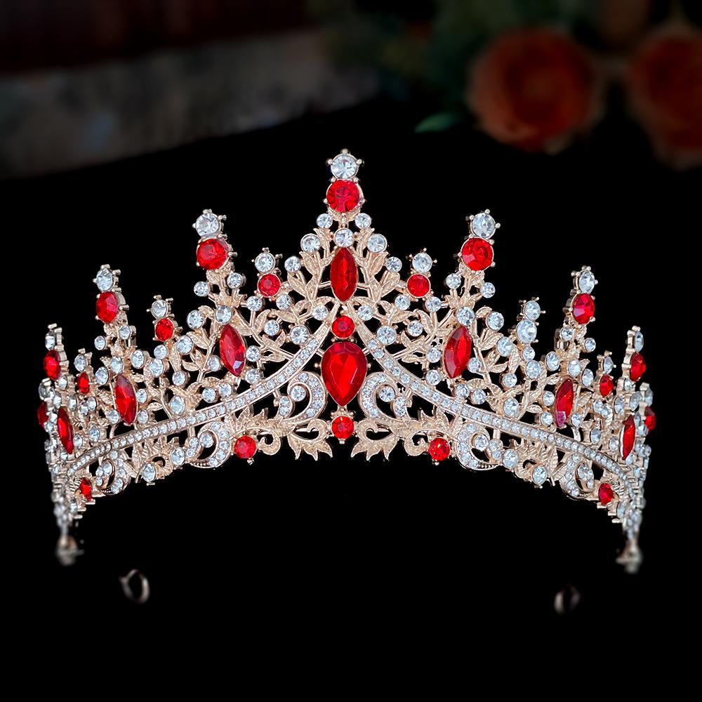 New Wedding Crown Headdress Bride Elegant Luxury Rhinestone Wedding Dinner Wedding Style Crown