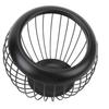 Coffee Pod Holder Wire Basket Large Capacity Iron Coffee Pods Storage Basket for Coffee Bar Counter Desktop Black