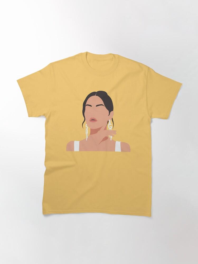 Selena Gomez Lineless Illustration Classic T-Shirt