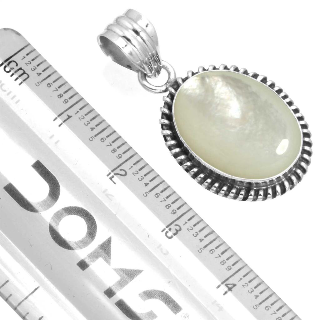 925 Sterling Silver Pendant Women Gemstone Handmade Jewelry Valentine's Day Gift Blue Green Purple Copper Turquoise Pearl Lapis Mother Of Pearl