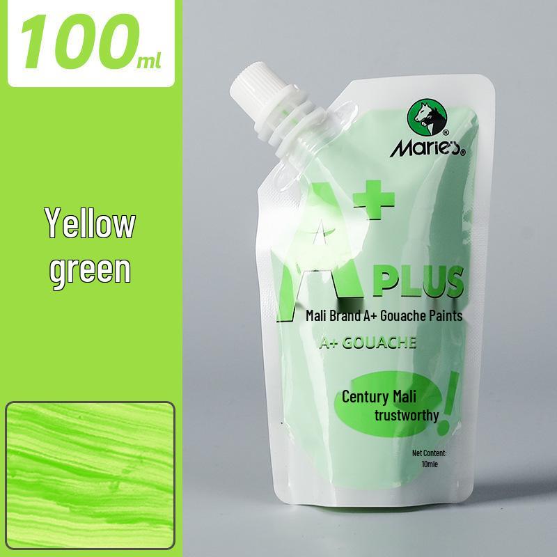 Mali Afwasbare Gouache Verf 100ml - Handgeschilderde Kleuren voor Kinderen en Studenten