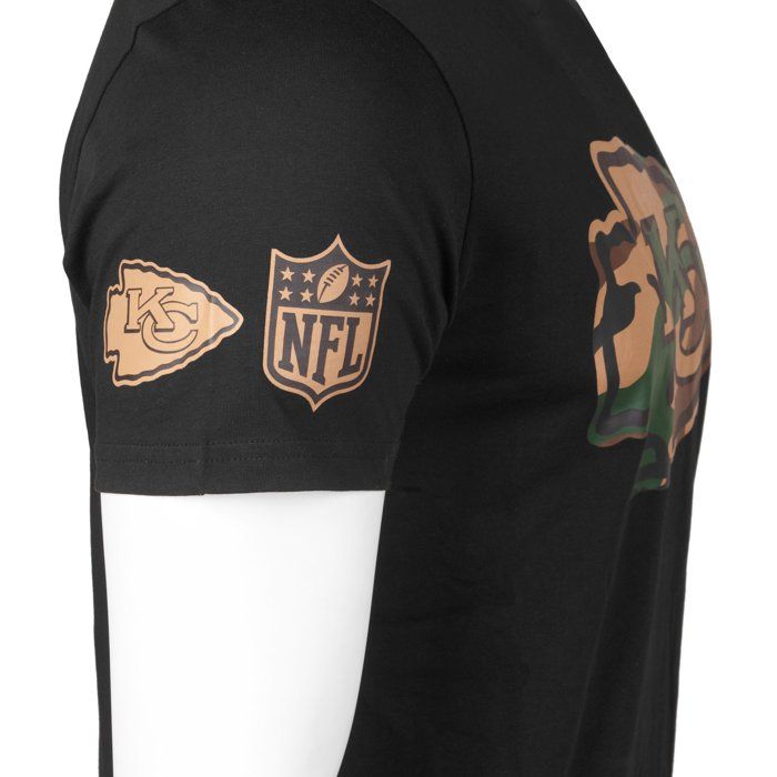 New Era Football Fan Shirt - NFL Teams noir / wood camo