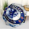 Football Club F.C Print Automatic Open Close Umbrella, Portable Foldable Umbrella, for Outdoor Commute Camping Trip, Ideal Birthday Gift