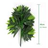 50Pcs/lot Artificial Bamboo Leaf Simulation Plastic Bamboo Leaves Branches For Wedding Ornaments Home Garden Office Decorations