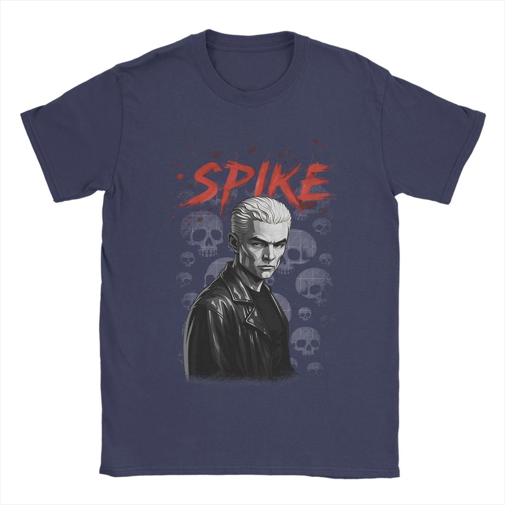 Men Women New Arrival Buffy Spike The Vampire  Tee T Shirt Pure Cotton  Tshirts Clothing