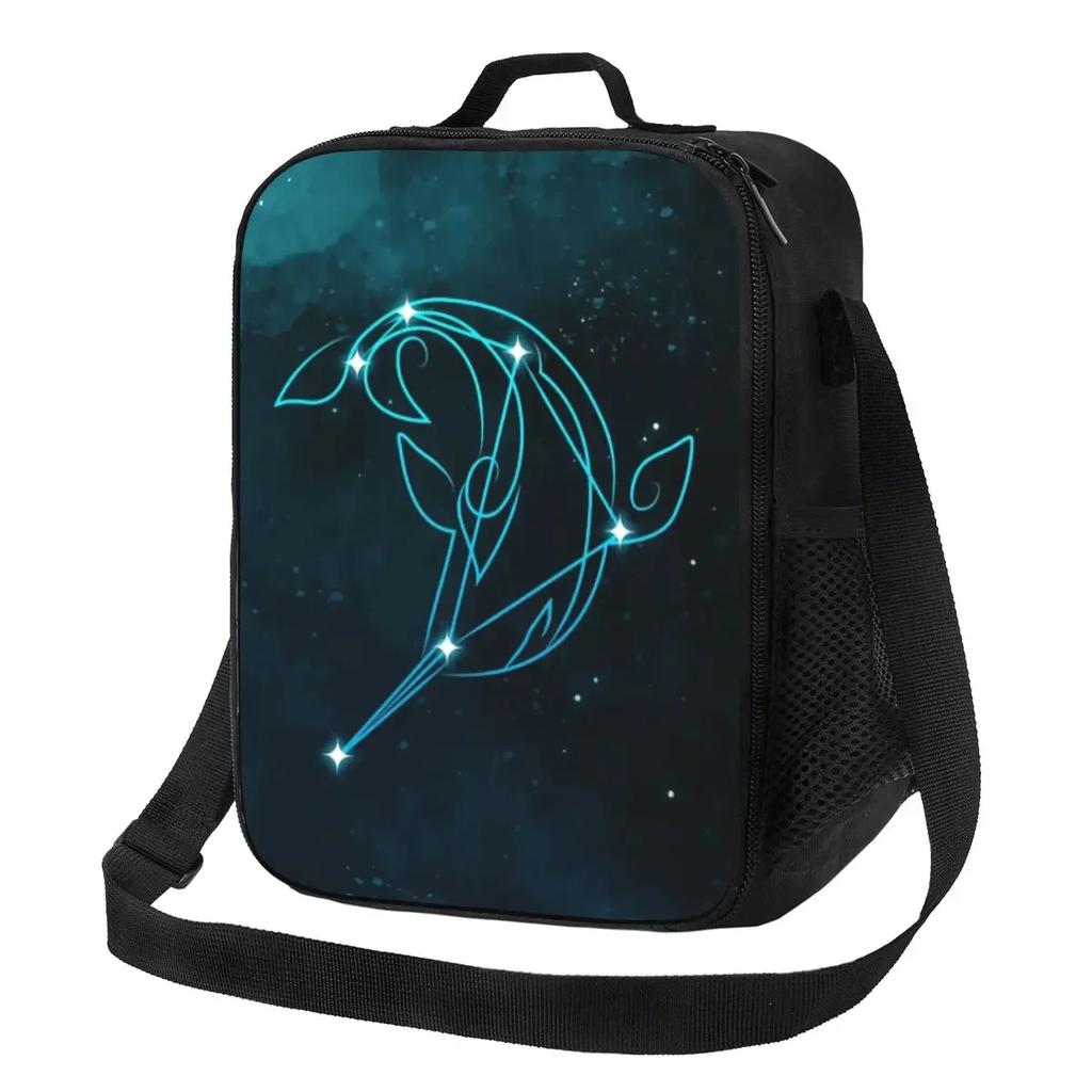 Childe Tartaglia Genshin Impact Thermal Insulated Lunch Bag Anime Game Portable Lunch Container for Kids School Children Bento