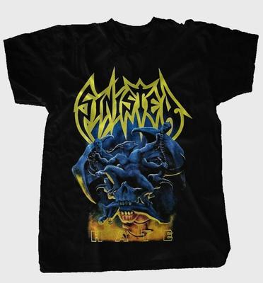 Vtg SINISTER Hate Death Metal Band Cotton Black All Size Unisex Shirt TT030 Unisex T-Shirt