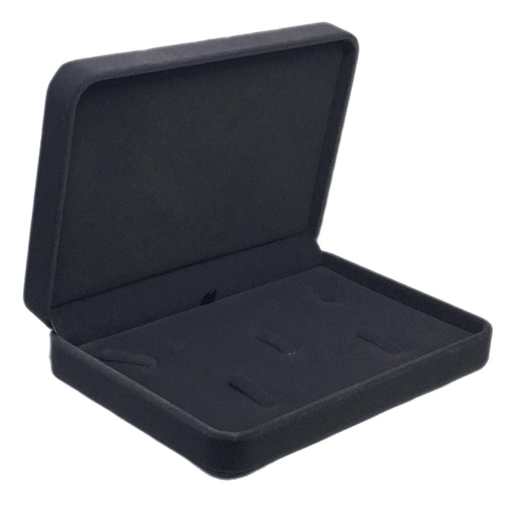 TIKIYOGI Set Portagioielli In Velluto Grigio Scuro Con Scatola Regalo - Espositore Per Collana, Orecchini, Anello E Bracciale