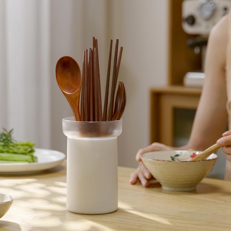 Kitchen Utensil Organizer: Removable, Washable Chopstick and Flatware Holder for Dining Table Countertops