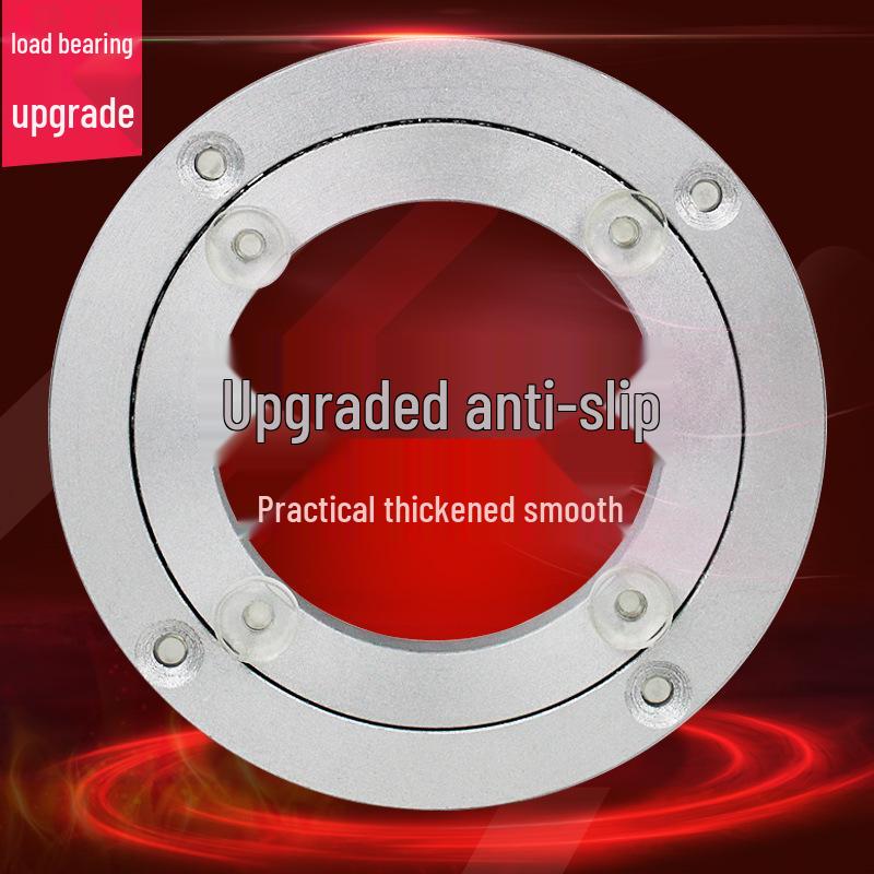 Soundproof Aluminum & Marble Rotating Dining Table