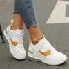 Sports and Leisure Shoes European and American New Slope Heel Platform Casual Sports Shoes Large Size
