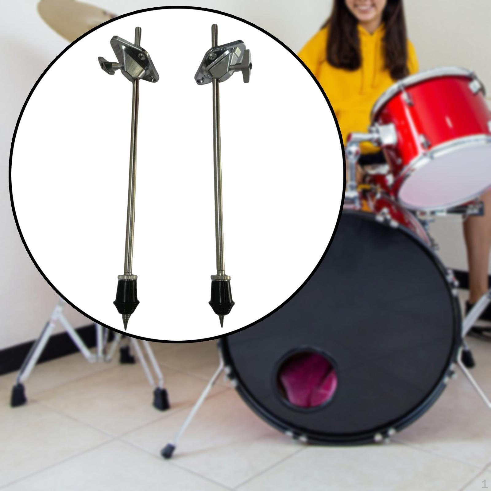 

2 шт. Подставки для ножек бас-барабана, профессиональная поддержка для музыкальных инструментов 37cm