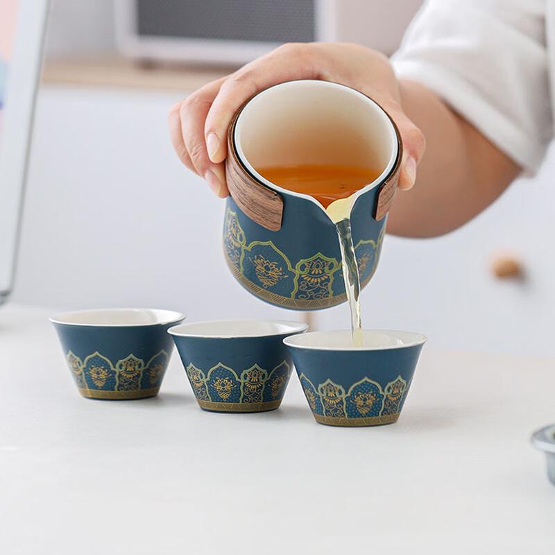Pabei Portable Ceramic Kung Fu Tea Set