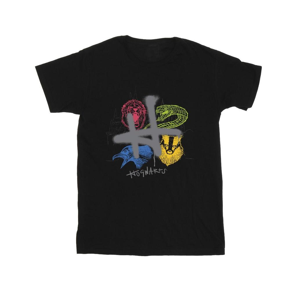 HARRY POTTER Boys Emblems H Spray T-Shirt