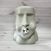 Box Tissue Moai Creative Table Living Room Fun Easter Household Supplies Storage