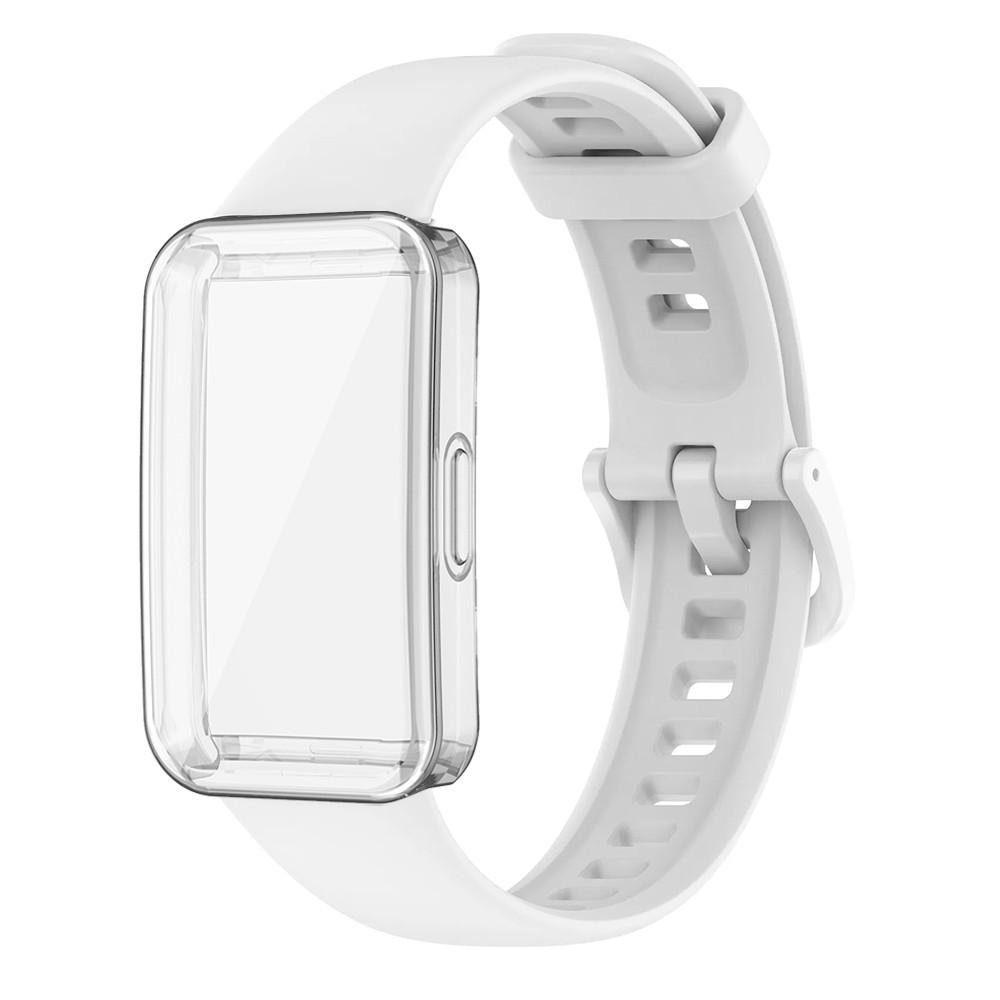 Band For Huawei Band 10 9 8 Strap Accessories Replacement Sport Bracelet Correa Huawei Band 10 9 8 Soft Case+Silicone Wristband