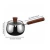 1200 Ml Saucepan Uncoated Interior with Tempered-Glass Lid Versatile